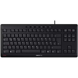 CHERRY Stream Keyboard TKL USB Deutsch schwarz (kabelgebunden)