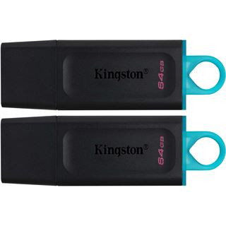 64 GB Kingston DataTraveler Exodia 2er-Pack schwarz USB 3.0