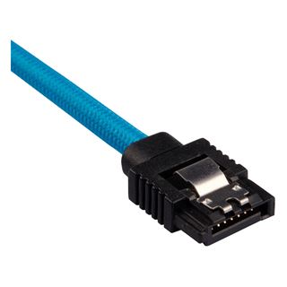 Corsair Premium-Sleeved-SATA-Kabel 2er Pack - Blau