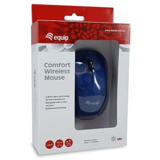 Equip Optische Maus 2.4 GHz blau (kabellos)