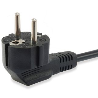 Equip IEC-Stromkabel Schutzkontakt -> C13 3m St/Bu schwarz