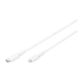 1.00m Digitus LIGHTNING-USB-C Cable schwarz