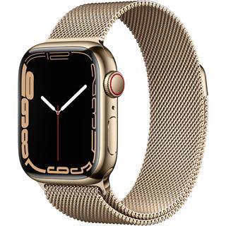 Apple Watch Series 7 GPS + Cellular 41mm Gold Stainless Steel Case