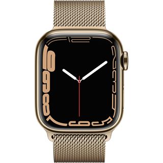 Apple Watch Series 7 GPS + Cellular 41mm Gold Stainless Steel Case