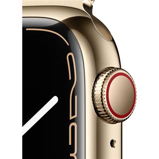 Apple Watch Series 7 GPS + Cellular 41mm Gold Stainless Steel Case