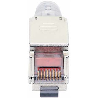 Intellinet CAT6a 10G RJ45-Feldstecker STP m. Lasche