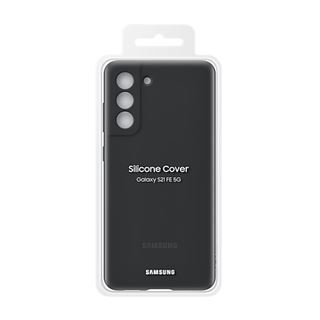 Samsung Silicone Cover EF-PG990 für Galaxy S21 FE, Black