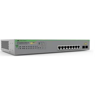 GIGABIT ALLIED TELESIS WEBSMART SWITCH 8XTPOE+