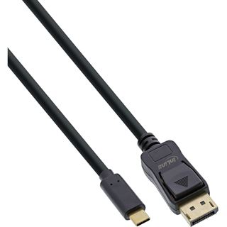 7.50m InLine USB Display Kabel, USB Typ-C Stecker zu DisplayPort