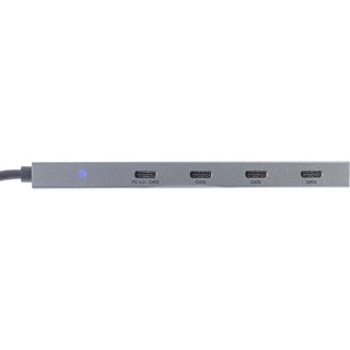 InLine USB 3.2 Gen.2 Hub, USB Typ-C zu 4 Port Typ-C (1 Port power