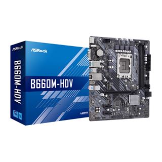 ASRock B660M-HDV Intel B660 So. 1700 Dual Channel DDR4 mATX Retail