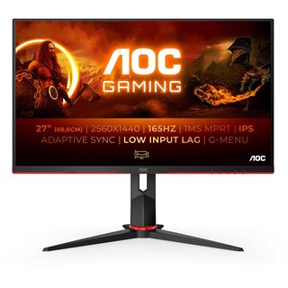 27" (68,58cm) AOC Q27G2S/EU schwarz/rot 2560x1440 1xDisplayPort