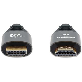 Manhattan 8K@60Hz HDMI-Kabel mit Ethernet-Kanal St./St. 1m