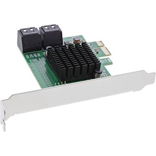 InLine Schnittstellenkarte, 4x SATA 6Gb/s Controller, PCIe 2.0