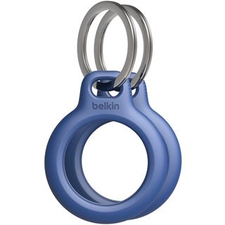 BELKIN 2-PACK SECURE HOLDER W/ KEY RING F/ APPLE AIRTAG BLUE