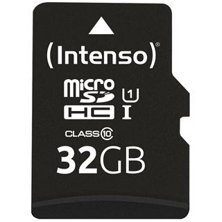32GB Intenso SD MicroSD Card SD-HC UHS-I inkl. SD- Adapter retail