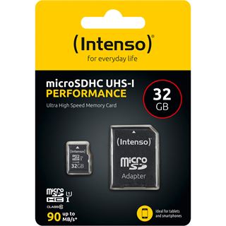 32GB Intenso SD MicroSD Card SD-HC UHS-I inkl. SD- Adapter retail