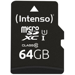 64GB Intenso SD MicroSD Card SD-HC UHS-I inkl. SD- Adapter retail