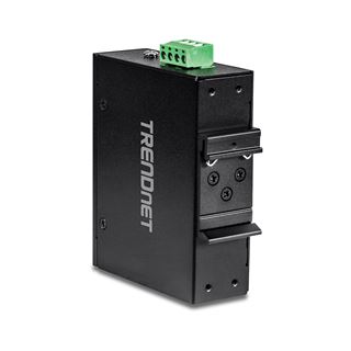 TrendNet 5-Port Industrial Fast Eth. PoE+ DIN-Rail Switch