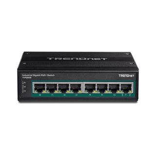 TrendNet 8-Port Indus. Gigabit PoE+ DIN-Rail Switch (24-56V)