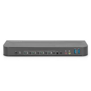 DIGITUS KVM-Switch 4-Port 4K 4x1,DP, DP/HDMI Out