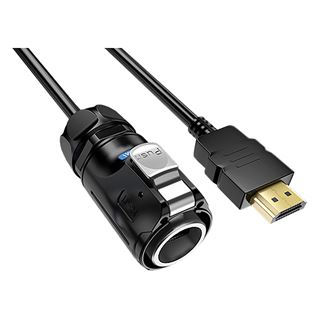 Good Connections Industrie-Steckverbinder S1 - HDMI 2.0b Kabel,