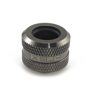 XSPC Anschluss G1/4" auf 14mm Hardtube, schwarz chrome - 8