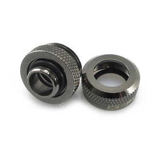 XSPC Anschluss G1/4" auf 14mm Hardtube, schwarz chrome - 8