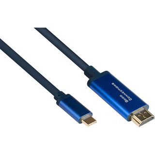 Good Connections USB-CÖ an HDMI 2.0b SmartFLEX Kabel, 4K UHD