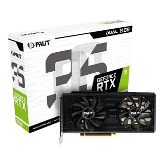 8GB Palit GeForce RTX 3050 Dual DDR6 (Retail)