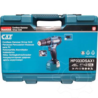 Makita Akku-Schlagschrauber - HP333DSAX1 inkl. Akku und Ladeger&auml;t