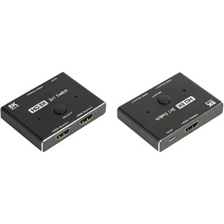 HDMI Good Connections 2.1 Switch / Umschalter, 2-fach (2x Eingang und