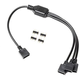 EK Water Blocks EK-Loop D-RGB Splitterkabel, 3-fach - schwarz