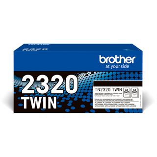 Brother TN2320 TWIN - 2er-Pack - Hohe Ergiebigkeit - Schwarz -