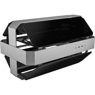 Azza Opus 809 GAMING ATX Black/Grau CSAZ-809, ohne Netzteil, mit