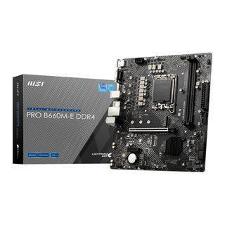 MSI Pro B660M-E Intel B660 So. 1700 Dual Channel DDR4 mATX Retail
