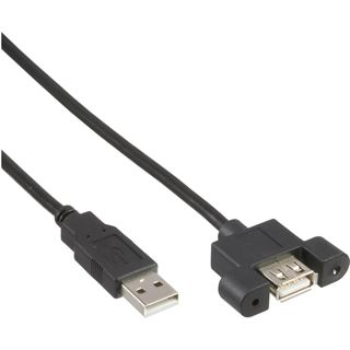 0.60m InLine 120er Bulk-Pack USB 2.0 Anschlusskabel, Stecker A auf