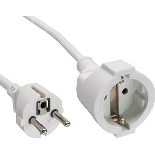 1.50m InLine Strom-Verl&auml;ngerung Schutzkontakt Stecker / Buchse,