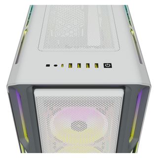 Corsair iCue 5000T RGB TG Midi Tower weiss