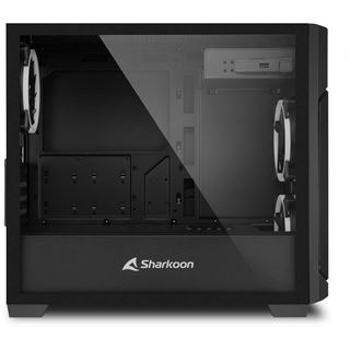Sharkoon Gehäuse V1000 RGB µATX, mit Sichtfenster, ohne