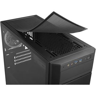 Sharkoon Gehäuse V1000 RGB µATX, mit Sichtfenster, ohne