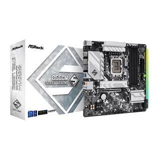 ASRock B660M Steel Legend Intel B660 So. 1700 Dual Channel DDR mATX