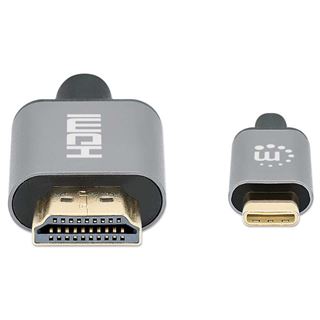 1m Manhattan 4K@60Hz USB-C auf HDMI-Kabel Stecker/Stecker