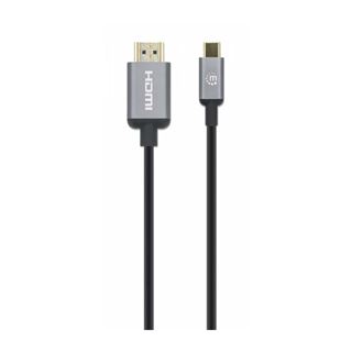 1m Manhattan 4K@60Hz USB-C auf HDMI-Kabel Stecker/Stecker