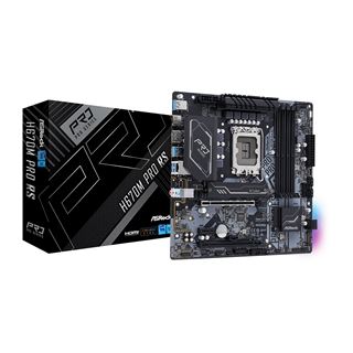 ASRock Pro RS Intel H670 So. 1700 Dual Channel DDR4 mATX Retail