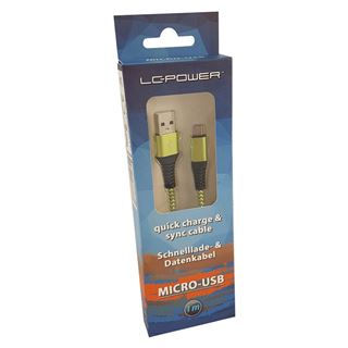 (€4,90*/1m) 1.00m LC-Power USB Datenkabel USB A Stecker auf