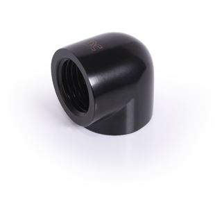 Alphacool Eiszapfen 20mm L-Verbinder G1/4 IG auf G1/4 IG - schwarz