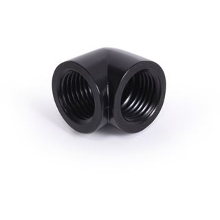 Alphacool Eiszapfen 20mm L-Verbinder G1/4 IG auf G1/4 IG - schwarz