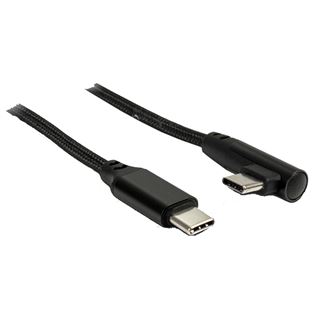 1.00m Inter-Tech AC Kabel Type C auf Type C 90&deg;