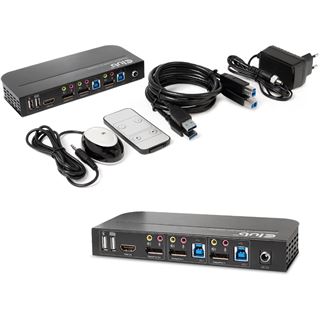 Club3D Club 3D KVM Switch 4K60Hz 2x DP > HDMI oder DP/2xUSB/Audio